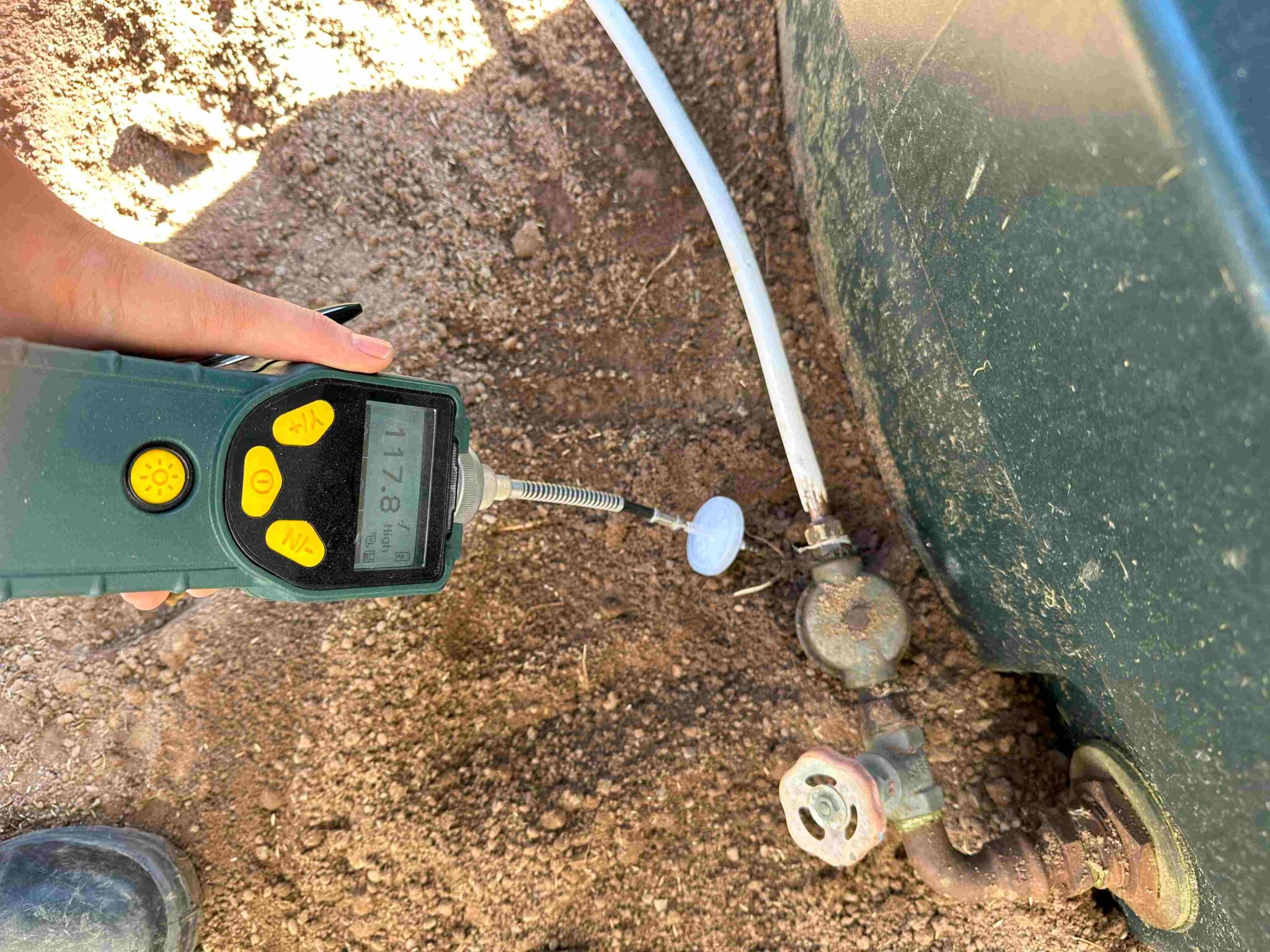 Oil leak from tank fittings Carrickfergus